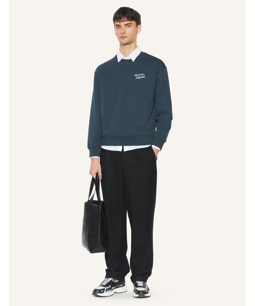Maison Kitsune(メゾンキツネ)の「MAISON KITSUNE HANDWRITING COMFORT SWEATSHIRT(スウェット・メンズ・ブラック×ホワイト/グレー/ネイビー/アイボリー/ダークブラウン系・XL/L/M/S/XS)」の10枚目の写真