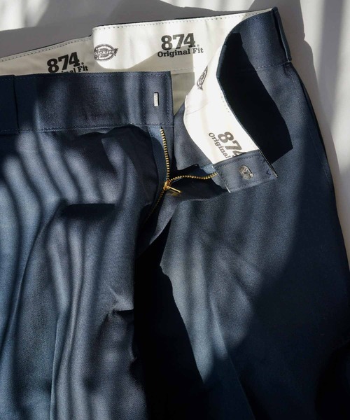 Dickies(ディッキーズ)の「Dickies/ディッキーズ Original 874(R) ワークパンツ レングス32インチ センタープレス スケーターパンツ(チノパンツ・メンズ・チャコールグレー/ブラック/マルーン/ネイビー/グリーン/ダークブラウン/レッド/ホワイト/オリーブ/カーキ/ブルーグリーン/グレー/シルバー/ダークグリーン・30/32/34/36/28)」の10枚目の写真