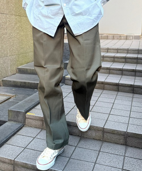 Dickies(ディッキーズ)の「Dickies/ディッキーズ Original 874(R) ワークパンツ レングス32インチ センタープレス スケーターパンツ(チノパンツ・メンズ・チャコールグレー/ブラック/マルーン/ネイビー/グリーン/ダークブラウン/レッド/ホワイト/オリーブ/カーキ/ブルーグリーン/グレー/シルバー/ダークグリーン・30/32/34/36/28)」の7枚目の写真