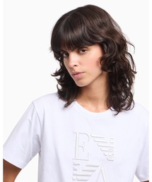 EMPORIO ARMANI | 【エンポリオ アルマーニ】ASV Winter Urbanism カプセルコレクション Tシャツ オーガニックジャージー ロゴ刺繍(Tシャツ/カットソー)