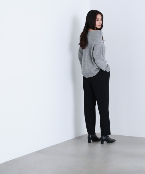 NATURAL BEAUTY BASIC（ナチュラルビューティーベーシック）の「◇【ちょうど、いい服】世渡り上手パンツ（その他パンツ・レディース・ブラック/カーキ/チャコールグレー/オフホワイト・LARGE/SMALL/MEDIUM）」の17枚目の写真