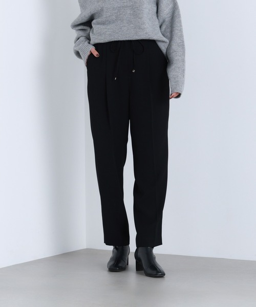 NATURAL BEAUTY BASIC（ナチュラルビューティーベーシック）の「◇【ちょうど、いい服】世渡り上手パンツ（その他パンツ・レディース・ブラック/カーキ/チャコールグレー/オフホワイト・LARGE/SMALL/MEDIUM）」の19枚目の写真