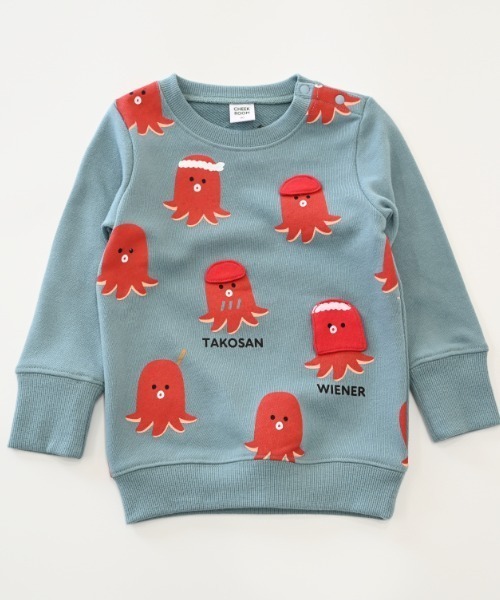 セール】CHEEK ROOM/チークルーム タコさんウインナー トレーナー