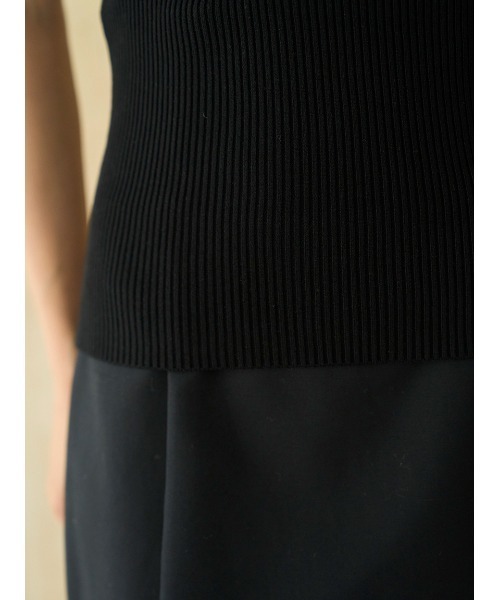 SNIDEL（スナイデル）の「レースドッキングニットプルオーバー（ニット/セーター・レディース・ブラック/ミント/オフホワイト・F）」の10枚目の写真