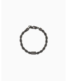 ARMANI EXCHANGE（アルマーニエクスチェンジ）の「【A|X アルマーニ エクスチェンジ】ステンレススチールチェーンブレスレット(Gunmetal)_AXG0164060（ブレスレット）」