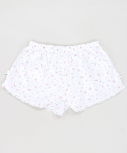新品未使用HISCHRONEヒスクローネレースフリルインナーパンツ 総柄レースレイヤードインナーショートパンツ（その他パンツ