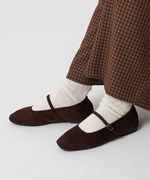 CITEN（シテン）の「＜CITEN＞ワンストラップフラット（その他シューズ・レディース・シルバー/ダークブラウン/ダークグリーン・23.5cm/23cm/24.5cm/24cm）」の2枚目の写真