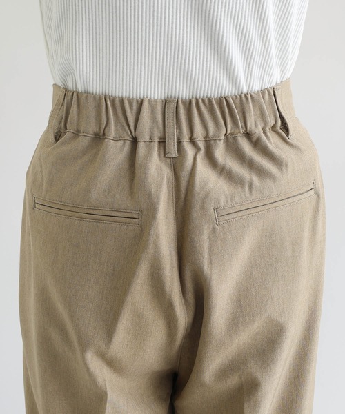 andme(アンドミー)の「タックスラックスワイドパンツ(スラックス・レディース・ブラック/ベージュ/ホワイト/ブラウン・M/L)」の10枚目の写真