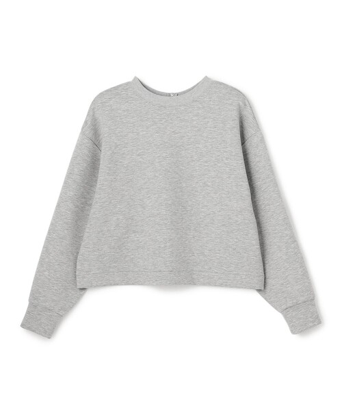 UNFILO(アンフィーロ)の「【2WAY】BEAUTY FORM JERSEY ハーフZIP プルオーバー(スウェット・レディース・グレー系/ベージュ系/ライトグレー系/ダークブラウン系/ブルー系/ブラック系・X-LARGE)」の2枚目の写真