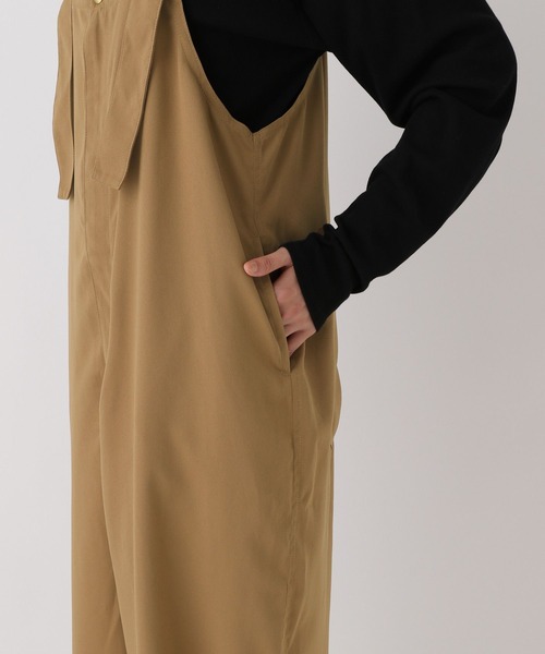 Elura（エルーラ）の「UNIVERSAL OVERALL別注 サロペット/588177（サロペット/オーバーオール・レディース・キャメル/ブラック・FREE）」の15枚目の写真