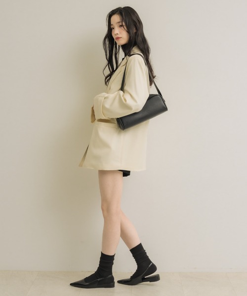 NEUNA（ヌナ）の「2wayソフトジャケット（テーラードジャケット・レディース・アイボリー/ブラック・FREE）」の19枚目の写真