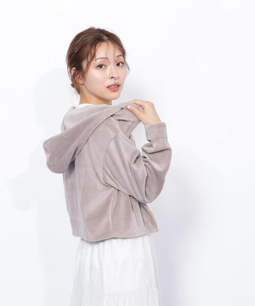 【新品】JILL by JILL STUART パーカー ロゴテープ付パーカー | JILL by JILL STUART（ジル バイ ジル