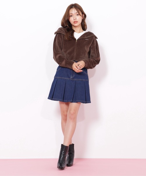 JILL by JILL STUART（ジルバイジルスチュアート）の「◇ベロアフーディ（パーカー・レディース・ピンク/ブラウン/ベージュ・FREE）」の20枚目の写真