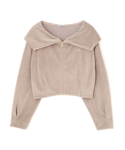 JILL by JILL STUART（ジルバイジルスチュアート）の「◇ベロアフーディ（パーカー・レディース・ピンク/ブラウン/ベージュ・FREE）」の11枚目の写真