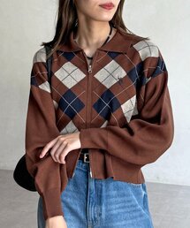 U.S. POLO ASSN. | 【U.S. POLO ASSN.】襟付きジップカーディガン(カーディガン/ボレロ)