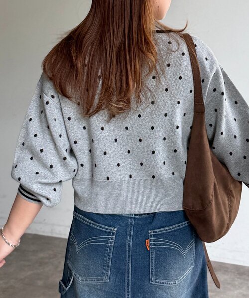 U.S. POLO ASSN.(ユーエスポロアッスン)の「【U.S. POLO ASSN.】襟付きジップカーディガン(カーディガン/ボレロ・レディース・アイボリー/ブラウン系その他/グレー/ネイビー/グリーン系その他/グレー系その他/サックスブルー・FREE)」の18枚目の写真