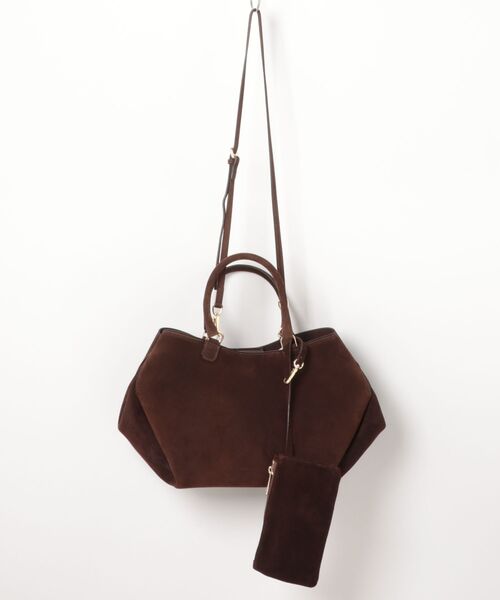 CHRISTIAN VILLA(クリスチャンヴィラ)の「【CHRISTIAN VILLA】ミディアムサイズレザーハンドバッグ(Q56371)(ハンドバッグ・レディース・ブラック/ダークブラウン・ALL)」の8枚目の写真