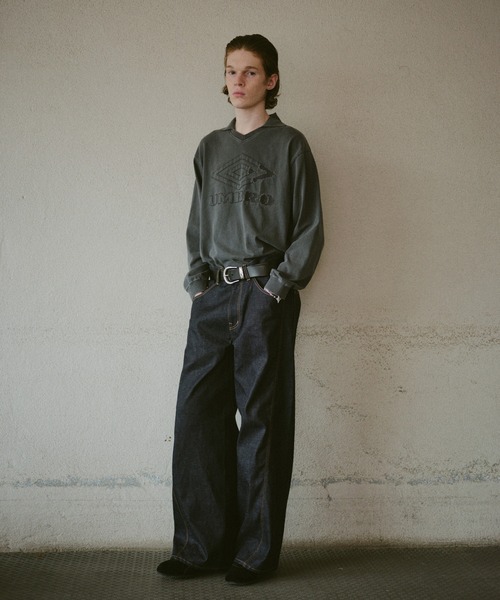 Jieda（ジエダ）の「UMBRO JIEDA FADE GAME SHIRT（Tシャツ/カットソー・メンズ・ブラック・1/2）」の2枚目の写真