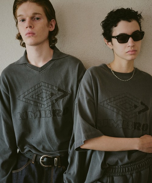 Jieda（ジエダ）の「UMBRO JIEDA FADE GAME SHIRT（Tシャツ/カットソー・メンズ・ブラック・1/2）」の3枚目の写真