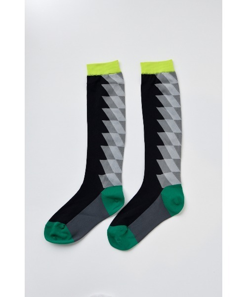 nagonstans ナゴンスタンス ソックス 靴下 nagonstans(ナゴンスタンス)｜Shape Socks/ソックス/Black の