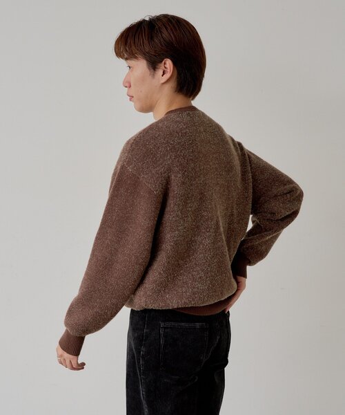 UNISEX】JACQUARD LOGO KNIT PULLOVER（ニット/セーター）｜WHIMSIC