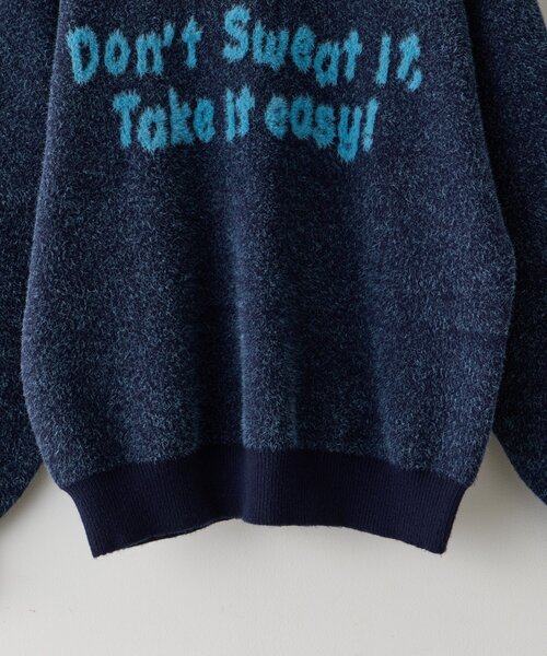 WHIMSIC（ウィムジック）の「【UNISEX】JACQUARD LOGO KNIT PULLOVER（ニット/セーター・レディース・ブラウン/グレー/ネイビー・FREE）」の17枚目の写真