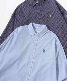 U.S. POLO ASSN.([GX|AbX)U.S. POLO ASSN./[GX|AbX Broad Check Shirt/I[o[TCY u[h `FbN S |CghJ M[J[Vc/fB[X Y(Vc/uEX)