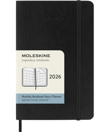 MOLESKINE(XL)2026N 1n܂ 12 }X[_CA[ |PbgTCY (9cm×c14cm) \tgJo[ ubN(蒠/)