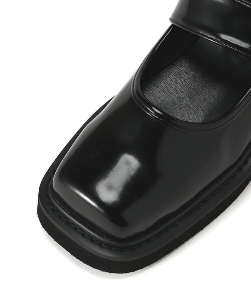 FREE'S MART（フリーズマート）の「◆スクエアメリージェーン（パンプス・レディース・ブラック/シルバー/ホワイト・SMALL/MEDIUM）」の8枚目の写真