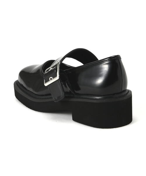 FREE'S MART（フリーズマート）の「◆スクエアメリージェーン（パンプス・レディース・ブラック/シルバー/ホワイト・SMALL/MEDIUM）」の9枚目の写真