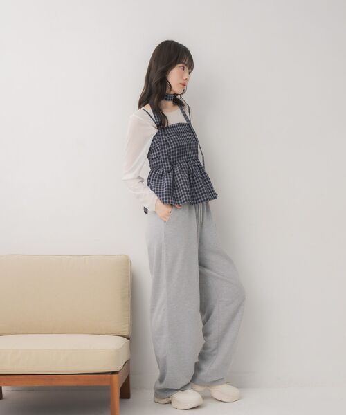 ems excite（エムズエキサイト）の「【セットアイテム】タイ付ビスチェ＆インナーSET（シャツ/ブラウス・レディース・ブルー系その他2/ブラック系その他2/ブラウン系その他2・FREE）」の17枚目の写真