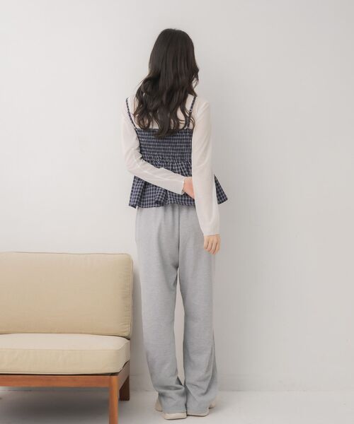 ems excite（エムズエキサイト）の「【セットアイテム】タイ付ビスチェ＆インナーSET（シャツ/ブラウス・レディース・ブルー系その他2/ブラック系その他2/ブラウン系その他2・FREE）」の18枚目の写真