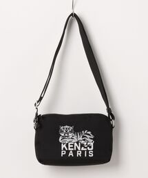 KENZO ショルダーバッグ KENZO◇ショルダーバッグ/牛革/BLK/無地 （KENZO(ケンゾー