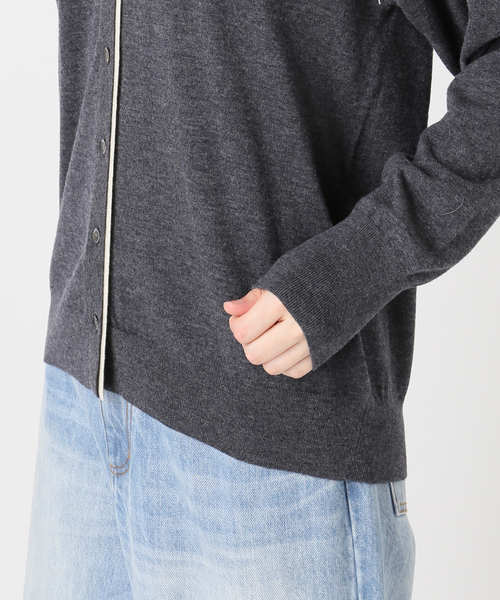 Plage TWO TONE Vネック　カーディガン TWO TONE Vネック カーディガン（カーディガン/ボレロ）｜Plage