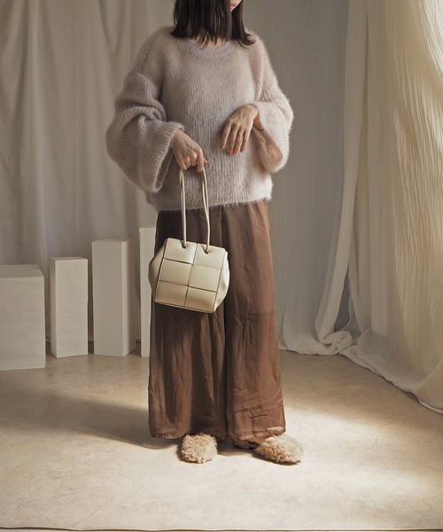 minia（ミニア）の「大人かわいい ふわもこプードルファーバレエシューズ（バレエシューズ・レディース・ブラック/ベージュ・L/M）」の5枚目の写真