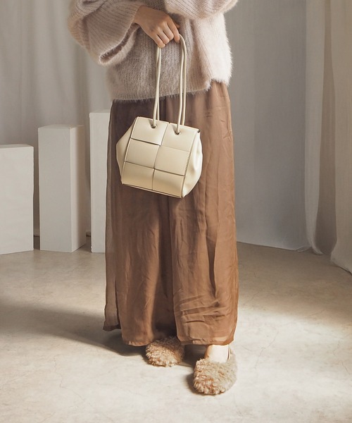minia（ミニア）の「大人かわいい ふわもこプードルファーバレエシューズ（バレエシューズ・レディース・ブラック/ベージュ・L/M）」の5枚目の写真