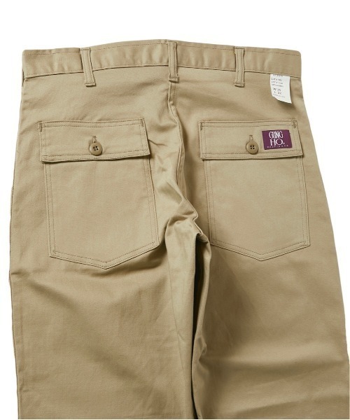 GUNG HO（ガンホー）の「GUNG HO ガンホー / ORIGINAL FATIGUE PANTS アメリカ製（カーゴパンツ・メンズ・ブラック/カーキ・36inch/28inch/30inch/33inch）」の9枚目の写真