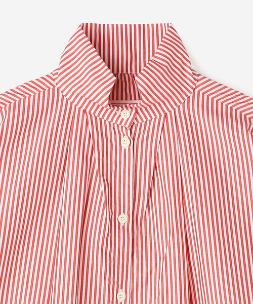 GALLEGO DESPORTES(ギャレゴデスポート)の「GALLEGO DESPORTES | コットン デザインカラー長袖シャツ WOMEN(シャツ/ブラウス・レディース・レッド系その他・S)」の10枚目の写真