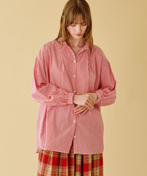 GALLEGO DESPORTES | GALLEGO DESPORTES | コットン デザインカラー長袖シャツ WOMEN(シャツ/ブラウス)