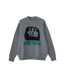 hysteric glamour ニットセーター グレー　Sサイズ HYSTERIC GLAMOUR（ニット/セーター）のフリマアイテム一覧