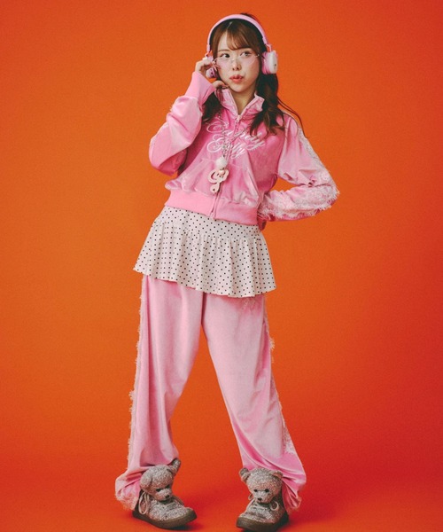 【GALFY × BEFTEY】コラボスタジャン + スノーパンツ（ピンク） Amazon.co.jp: GALFY ガルフィー BEFTEY コラボ スノー パンツ M