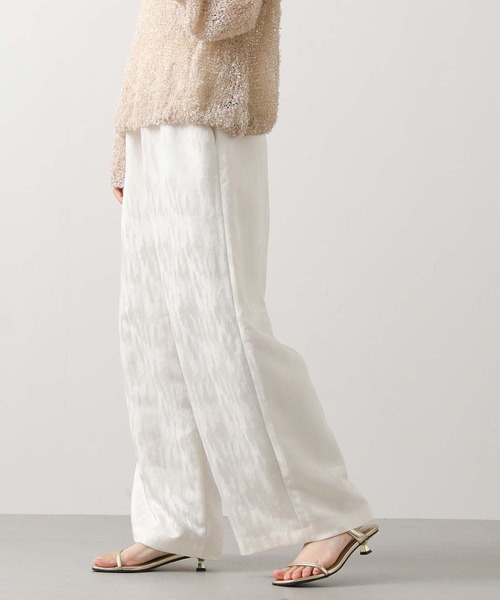 Gready Brilliant(グレディブリリアン)の「ジャガードイージーワイド(その他パンツ・レディース・アイボリー/ブラック・38)」の7枚目の写真