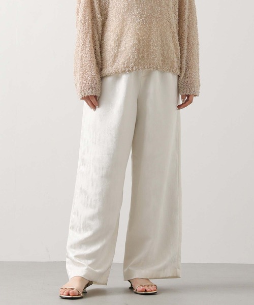 Gready Brilliant(グレディブリリアン)の「ジャガードイージーワイド(その他パンツ・レディース・アイボリー/ブラック・38)」の9枚目の写真