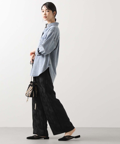 Gready Brilliant(グレディブリリアン)の「ジャガードイージーワイド(その他パンツ・レディース・アイボリー/ブラック・38)」の11枚目の写真