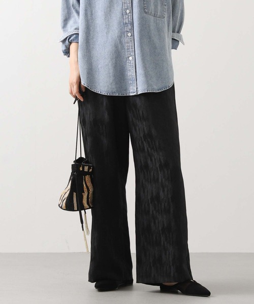 Gready Brilliant(グレディブリリアン)の「ジャガードイージーワイド(その他パンツ・レディース・アイボリー/ブラック・38)」の14枚目の写真