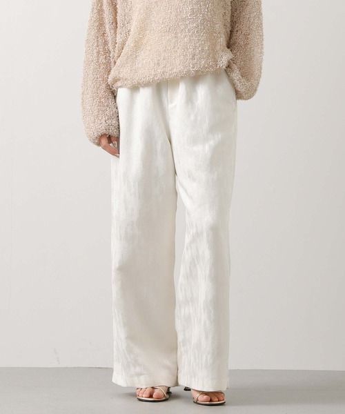 Gready Brilliant(グレディブリリアン)の「ジャガードイージーワイド(その他パンツ・レディース・アイボリー/ブラック・38)」の6枚目の写真