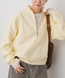 ハーフジップ」に該当するイエロー/黄色系のファッション通販