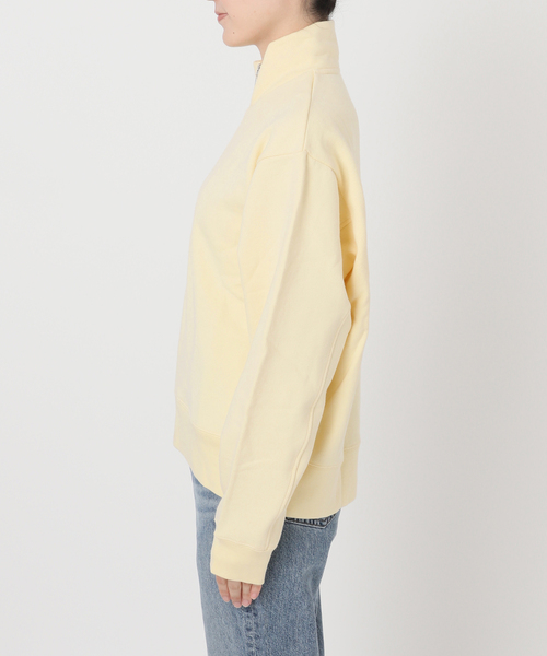 Spick & Span(スピックアンドスパン)の「ブラッシュドテリーハーフジッププルオーバー(Tシャツ/カットソー・レディース・イエロー/ライトグレー・FREE)」の10枚目の写真