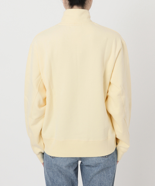 Spick & Span(スピックアンドスパン)の「ブラッシュドテリーハーフジッププルオーバー(Tシャツ/カットソー・レディース・イエロー/ライトグレー・FREE)」の11枚目の写真