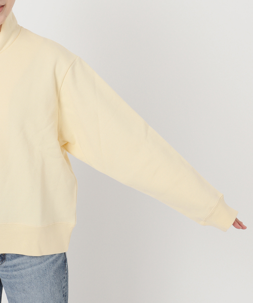 Spick & Span(スピックアンドスパン)の「ブラッシュドテリーハーフジッププルオーバー(Tシャツ/カットソー・レディース・イエロー/ライトグレー・FREE)」の13枚目の写真